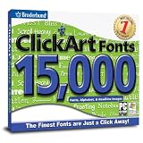 ClickArt Fonts 15,000 ~ Encore Software