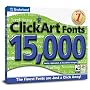 ClickArt Fonts 3 (Jewel Case)
