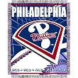 Philadelphia Phillies MLB Triple Woven Jacquard Throw (MLB Series) (48x60")"