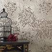 Chrysanthemum Double-Roll Wallpaper - Gold