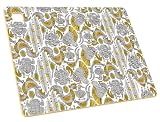 Epicurean Designer Series Poultry Illustration 14 by 11-Inch Cutting Board, Natural