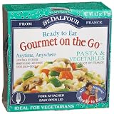 St. Dalfour Gourmet On The Go, Ready to Eat  Pasta & Vegatables, 6.2-Ounce Tins (Pack of 6)