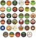 Green Mountain, Gloria Jean's, Timothy's, Coffee People, Donut House, Celestial Seasonings, Emeril's Unique Sampler K-Cup Portion Pack for Keurig Brewers, 35 Different