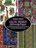 Celtic Design Giftwrap Paper (Giftwrap--4 Sheets, 4 Designs)