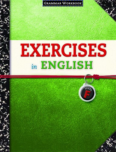 exercises in english level f grammar workbook exercises in english 2008