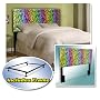 New Queen Size Headboard set with Rainbow Zebra An&hellip by The Furniture Cove