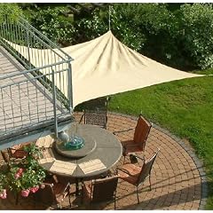 Sonnensegel 3x3 m Quadrat sand beige ( LP Nr. 3-12-1 )