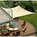 Sonnensegel 3x3 m Quadrat sand beige ( LP Nr. 3-12-1 )