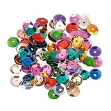 Gütermann / KnorrPrandell 6232990 - Pailletten 6mm Cuvettes farbig, 500 Stück/Beutel