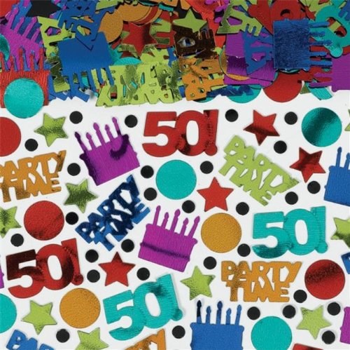 Imagen principal de Confetti mesa de cumpleaños de 50 años (70 g)