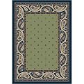 Paisley Rug Collection - Sage/ Indigo