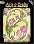 Arts and Crafts Stained Glass Coloring Book