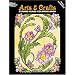 Arts and Crafts Stained Glass Coloring Book