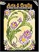 Arts and Crafts Stained Glass Coloring Book