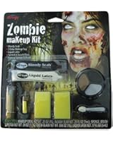 Fun World Scary Zombie Wound Halloween Costume Makeup Kit