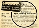 1909 Ad International Cigar Vending Machine Smoking Tobacco Smokers Missouri - Original Print Ad