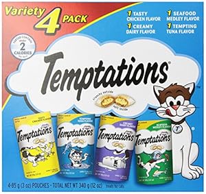 WHISKAS TEMPTATIONS Variety pack, 12-Ounce