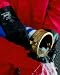 Black Knight Knit Wrist PVC Coated Jersey Liner - PVC Coated Jersey Large