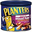 Planters Mixed Nuts, Unsalted, 11.5-Ounce Packages (Pack of 4)