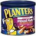 Planters Mixed Nuts, Unsalted, 11.5-Ounce Packages (Pack of 4)
