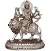 Handcraft Metal Sculpture Goddess Durga 8.25 x 4.25 x 9.25 inches