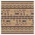 Stainmaster® Wide Ruins Southwestern Rug- Velvet Brown(77" Square)