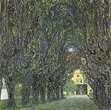 Allee im Park von Schloss Kammer, 1912 by Gustav Klimt,31.4 in. x 31.4 in.