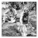 Born Free B&W Box Canvas Print Gallery Wrapped - 12x12 Inches (Virginia McKenna Bill Travers) Image