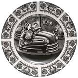 PTS America 222 Fifth Slice of Life Bumper Cars 10-3 4-inch Dinner Plate by PTS America