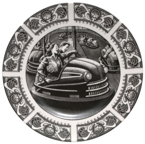 PTS America 222 Fifth Slice of Life Bumper Cars 10-3 4-inch Dinner Plate by PTS America