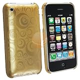 612ZCuK0%2BjL. SL160  Clip on Case for Apple iPhone 3G / 3GS, Golden Spirality