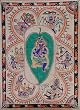Fine Art Madhubani Folk Paintings Home Decor Organic Color Paper 22 x 30 inches (madht274)