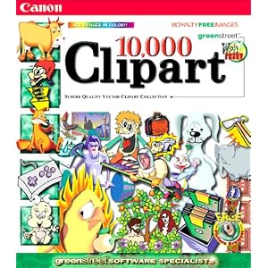 10,000 Clip Art by Canon Software Publishing