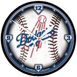 MLB Los Angeles Dodgers Round Clock