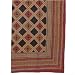 ShalinCraft Cotton Bedspread Bedcover Asian Decor Double Layered Embroidered Wood Block Print(bscov311)