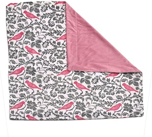 Marlo Lorenz Decorative Baby Thro (Pink Birds)