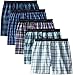 Hanes Men's 5-Pack Woven Exposed Waistband Boxers