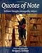 Quotes of Note: Brilliant Thoughts Arranged by Subject