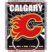 Calgary Flames Jacquard Woven Throw Blanket