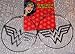 Search : DC Comics WONDER WOMAN Logo Silvertone 2 1/2" Hoop EARRINGS