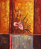 IMAGE OF Art Reproduction Oil Painting - Infused Geometry (Iris) - Classic 20