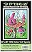 Opticz 1 X Alice in Wonderland Mushroom Caterpillar Blacklight Reactive Cloth Wall Hanging