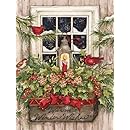 Lang Perfect Timing Window Box Snow Boxed Christmas Cards, 18 Cards with 19 Envelopes (1004688)
