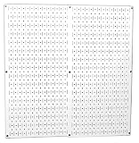 Wall Control 30-P-3232W White Metal Pegboard Pack