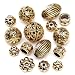 Darice B.V. Assorted Cast Spacers, Gold, 40 Pc Pkg