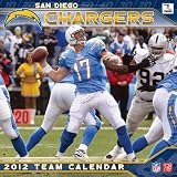 2012 SAN DIEGO CHARGERS 12X12 WALL CALENDAR