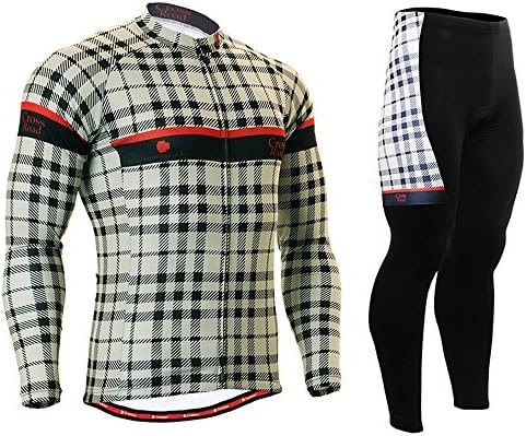 Outdoor Cycling MTB Compression Tights Lattice Jersey f_d038 Plaid L