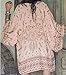 Akery Women's Beach Cover Up Tunic Chiffon Geometry Print Kimono Cardigan (S)