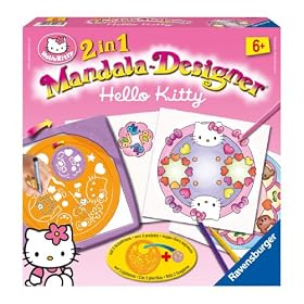 Ravensburger - 29992 - Loisir Cr�atif - Midi Mandala 2 en 1 Hello Kitty