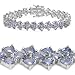 12.04 Carat Genuine Tanzanite Silver Bracelet